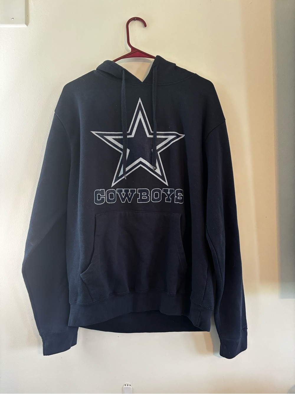 Cowboys Navy Hooded Sweatshirt - Team Logo Pullover
